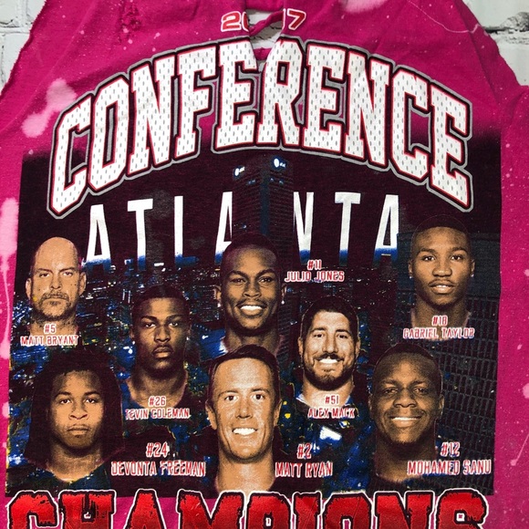 Distressed 2017 Atlanta Falcons Champions tank - Picture 3 of 4